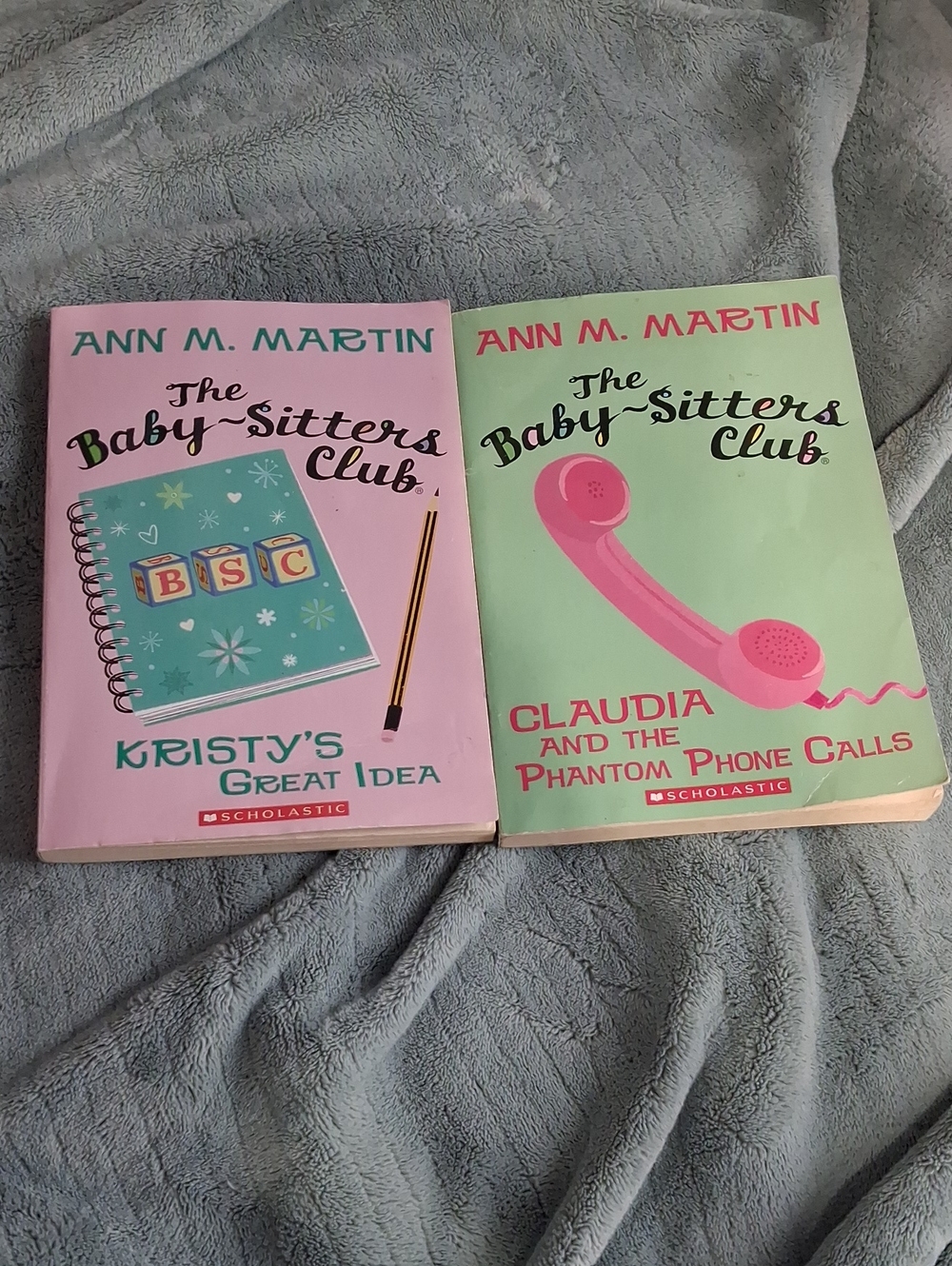 Ann M. Martin The Baby-Sitters Club Book Set - Pink & Mint Covers